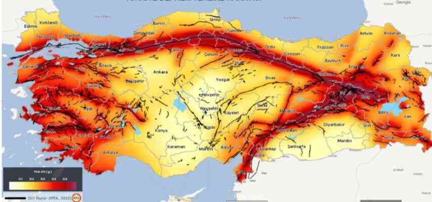 Warum Syrien und insbesondere die Tuerkei haeufiger mit grossen Erdbeben