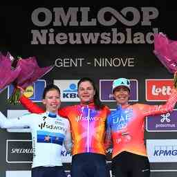 Wiebes sprintet in Omloop auf Platz zwei Belgier Erster mit