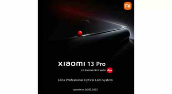 Xiaomi Xiaomi 13 Pro wird heute weltweit eingefuehrt So sehen