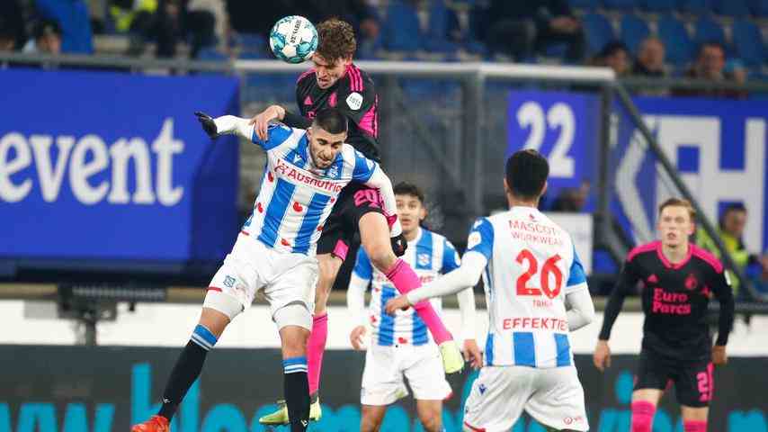 1677722222 521 Feyenoord kaempft sich an Heerenveen vorbei und erreicht das Halbfinale