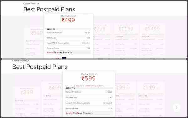 Airtel fuehrt neuen Postpaid Familientarif mit OTT Vorteilen ein Preis und andere