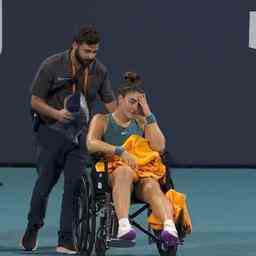 Andreescu stoehnt in Miami vor Schmerzen und verlaesst das Turnier