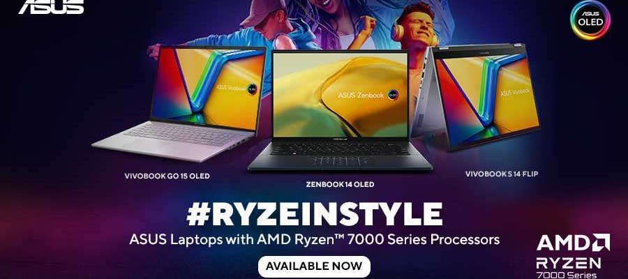 Asus bringt Laptops der AMD Ryzen 7000 Serie auf den Markt