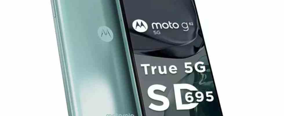 Das Moto G62 Smartphone erhaelt in Indien eine Preissenkung Neuer