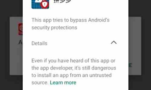 Google kennzeichnet Apps des beliebten chinesischen E Commerce Giganten als Malware