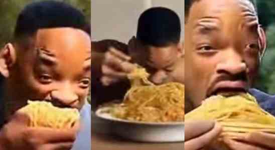 Hier isst AI Will Smith Spaghetti