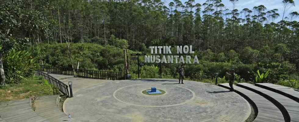 Indonesien enthuellt Baustelle der neuen Hauptstadt