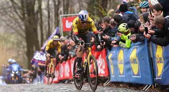 Jumbo Visma regiert in Gent Wevelgem Van Aert beschert Laporte den Sieg