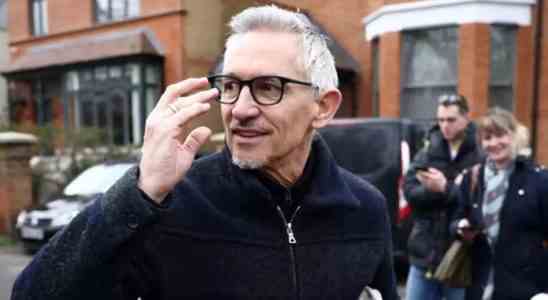 Lineker BBC versucht die Tweet Reihe zu beenden bringt Lineker zurueck