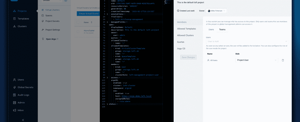 Loft erleichtert die Arbeit mit virtualisierten Kubernetes Clustern