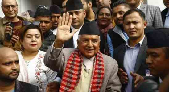 Nepals designierter Praesident Ram Chandra Paudel legt morgen seinen Eid