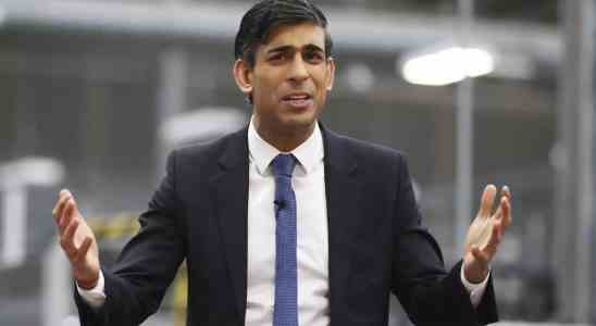 Rishi Sunak Jetzt hat der britische Premierminister Rishi Sunak Aerger