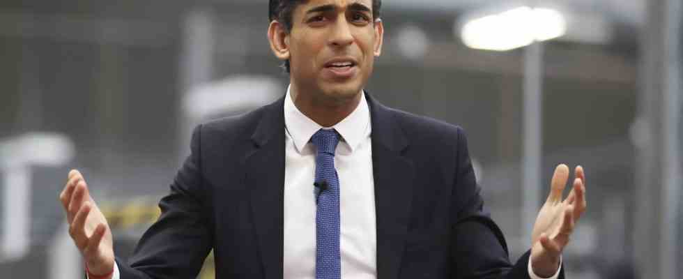 Rishi Sunak Jetzt hat der britische Premierminister Rishi Sunak Aerger