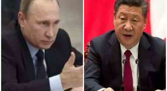 Russland Der chinesische Praesident Xi Jinping besucht Russland vom 20