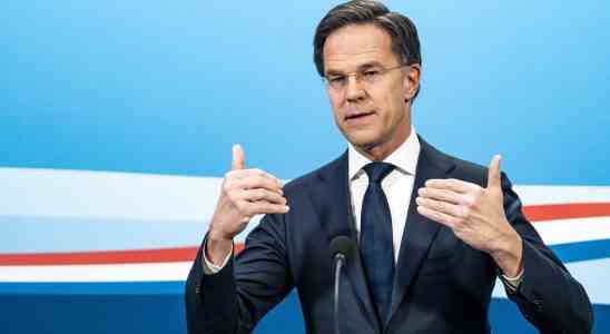 Rutte ueber seine Antwort auf den Groningen Umfragebericht „War einfach nicht