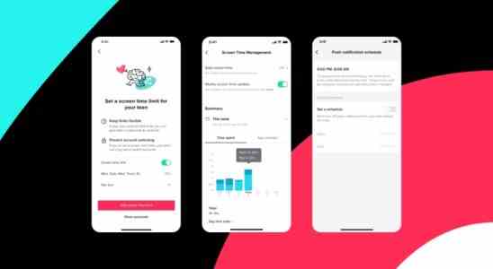 TikTok fuehrt neue Steuerelemente fuer die Bildschirmzeit ein fuegt neue