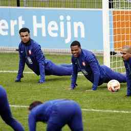 Veraergert strebt Orange Torjubel gegen Fussballzwerg Gibraltar an Fussball