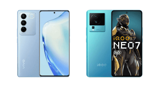 Vivo v27 vs iQoo Neo7 Vergleich der beiden neuen erschwinglichen