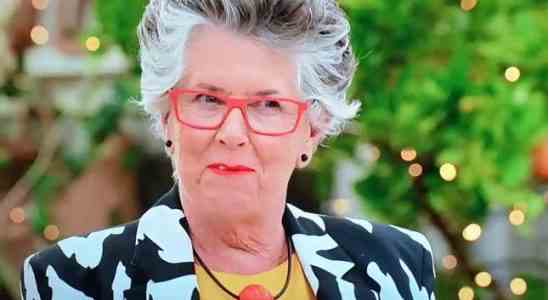 Wenn Prue Leith die einen Ballknebel als Halskette traegt falsch