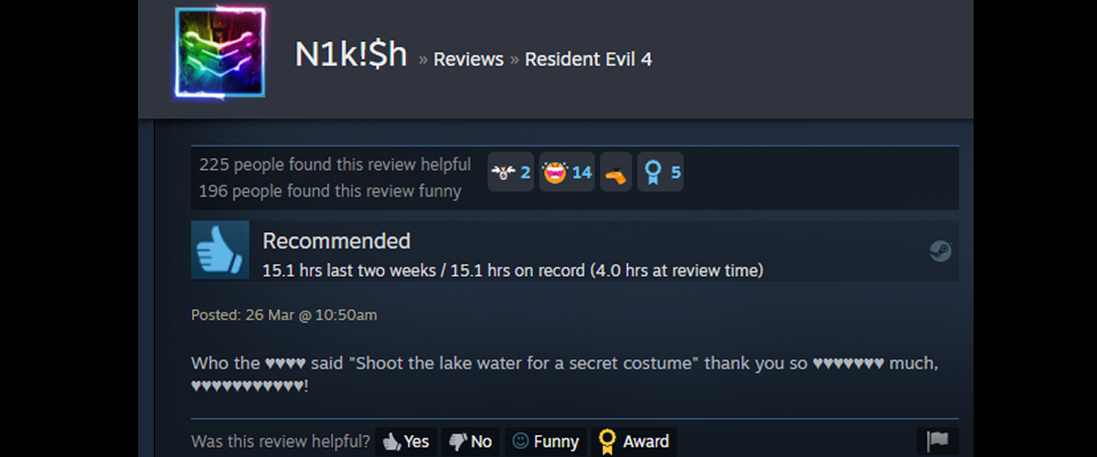 1680314434 72 Die besten Steam Reviews zum Resident Evil 4 Remake