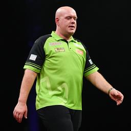 Auch Van Gerwen muss sich im Finale der International Darts