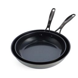 BK Pfannenset 2 teilig 24 und 28 cm Ceramic Black fuer