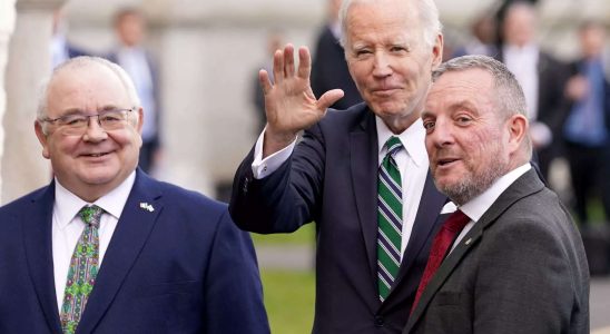 Biden Ein emotionaler Praesident Biden sagt dem irischen Parlament „Ich