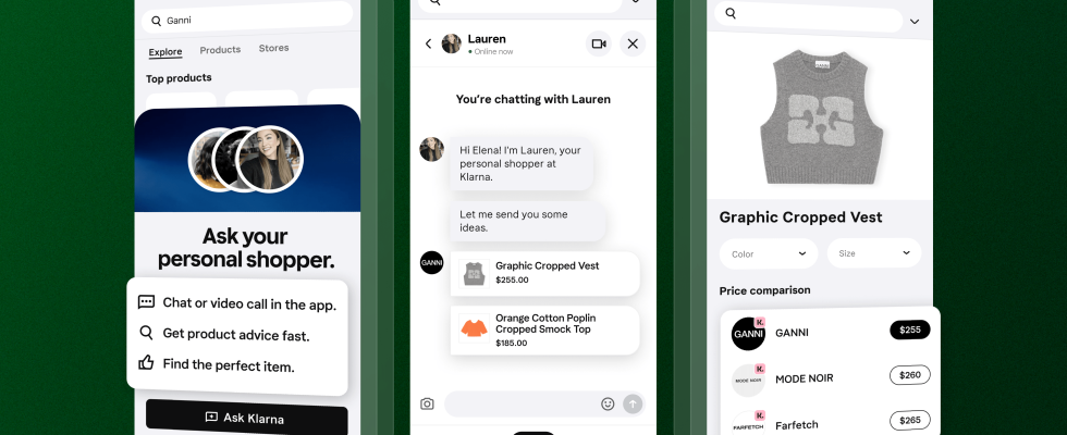 Das neueste Update von Klarna fuehrt einen persoenlichen Einkaufsassistenten und