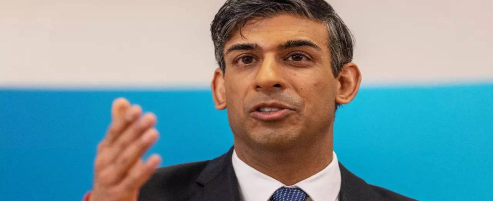 Der britische Premierminister Rishi Sunak gruendet eine neue Task Force