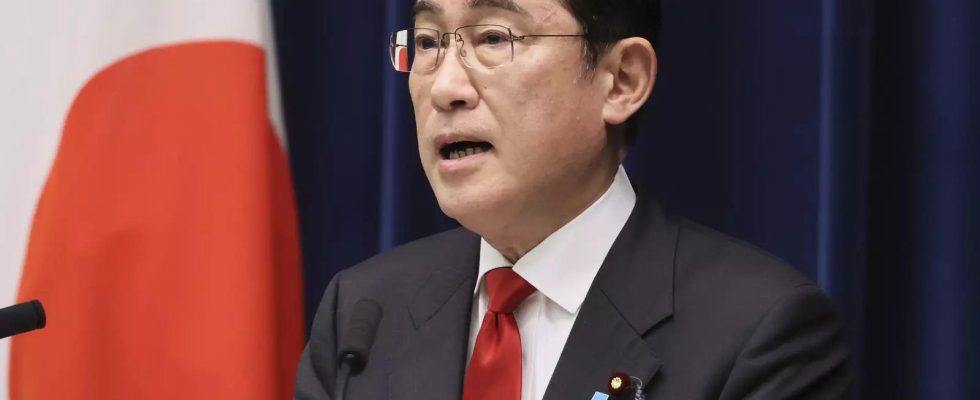 Der japanische Premierminister Fumio Kishida sagt das Sicherheitsgleichgewicht sei nach