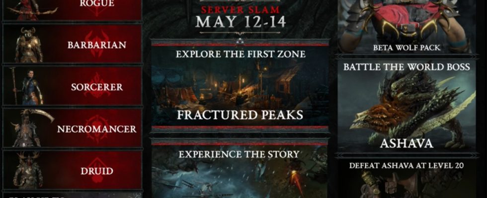 Diablo 4 Server Slam Set vom 12 bis 14 Mai