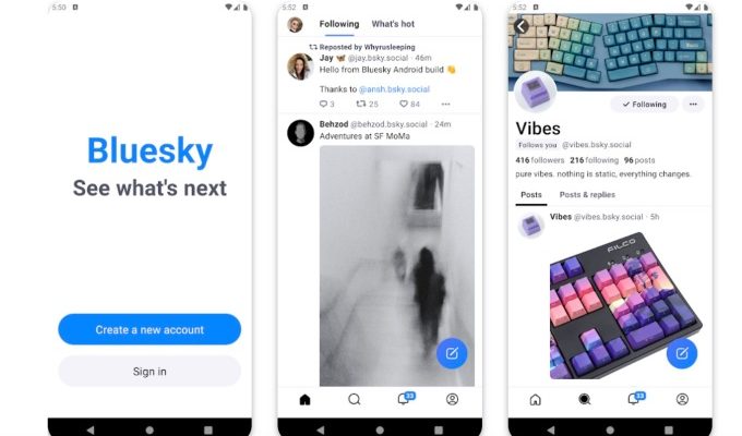 Die von Jack Dorsey unterstuetzte Twitter Alternative Bluesky kommt auf Android