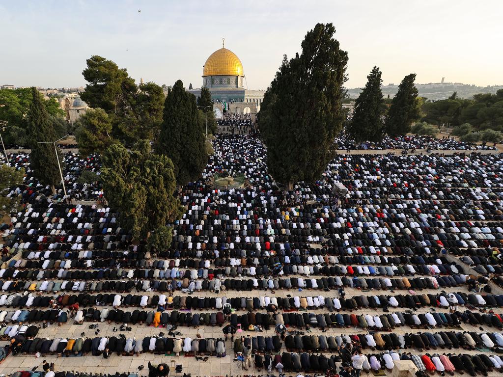 Dies ist die Al Aqsa Moschee Zentrum der Spannungen zwischen Israel und