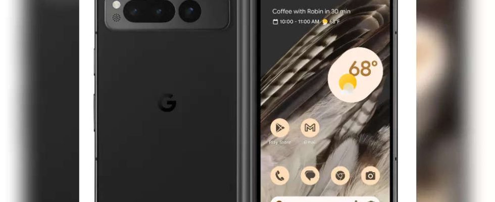 Durchgesickerte Bilder von Google Pixel Fold deuten auf ein duennes