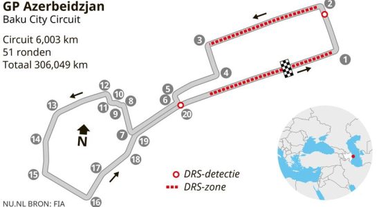 GP Aserbaidschan Finale erstes Sprint Rennwochenende mit zwei Qualifikationen Formel