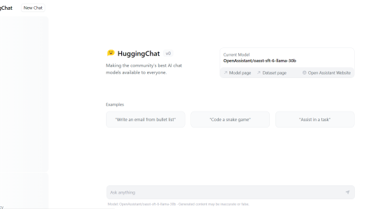 Hugging Face veroeffentlicht den chatGPT Rivalen HuggingChat