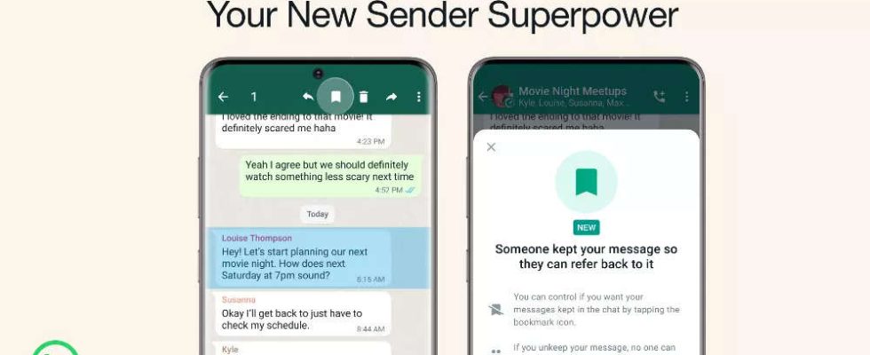 Im Chat bleiben Mit der neuen Funktion von WhatsApp koennen