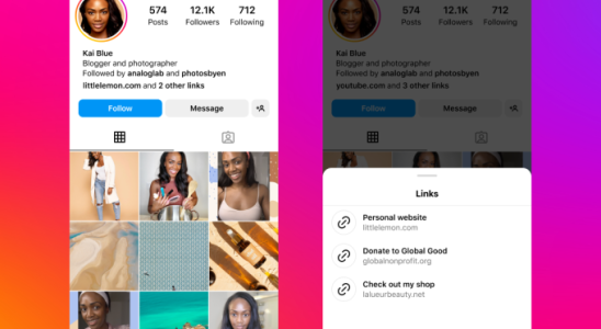 Instagram uebernimmt Linktree und andere mit Unterstuetzung fuer bis zu