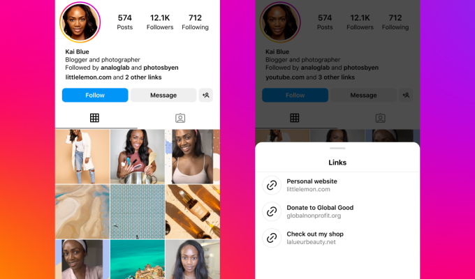 Instagram uebernimmt Linktree und andere mit Unterstuetzung fuer bis zu