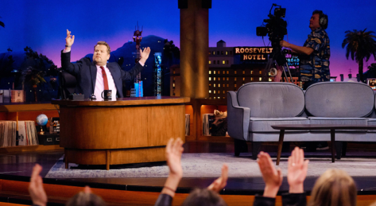 James Corden wird am 27 April 86 von The Late