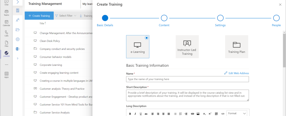 LMS365 ein in Microsoft 365 und Teams integriertes Lernmanagementsystem bringt