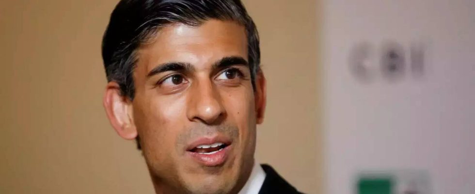 Labour Labour Werbekampagne gegen den britischen Premierminister Rishi Sunak und seine