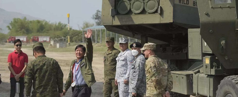 Marcos Der US Praesident Biden und der philippinische Amtskollege Marcos werden