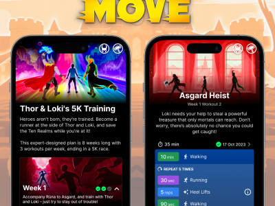 Marvels neue Fitness App Marvel Move bringt Superhelden in Ihre Trainingsroutine