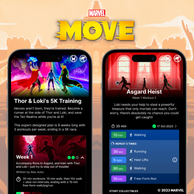 Marvels neue Fitness App Marvel Move bringt Superhelden in Ihre Trainingsroutine