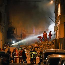 Mehrfamilienhaus in Marseille stuerzt nach moeglicher Explosion ein Im