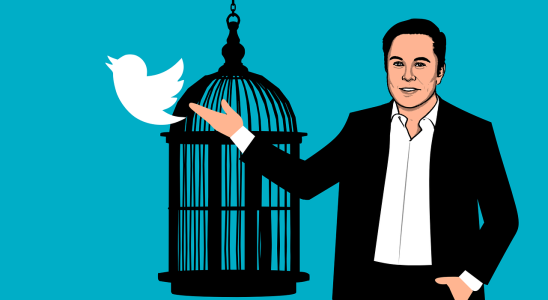 Musk Elon Musk entfernt das „W von Twitters Schild vor