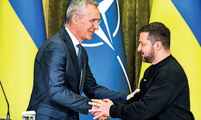 Nato Die Ukraine gehoert eines Tages ins Buendnis Nato Chef beim