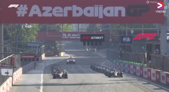 Perez gewinnt erstes Sprintrennen der F1 Saison in Baku Verstappen Dritter