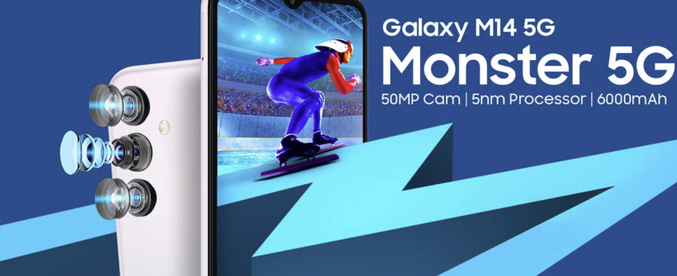 Samsung Galaxy M14 5G vorgestellt Preis Spezifikationen und mehr